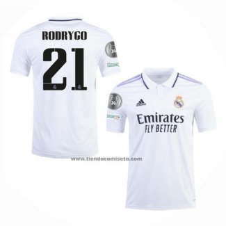 Primera Camiseta Real Madrid Jugador Rodrygo 2022-23