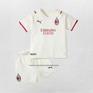 Segunda Camiseta AC Milan Nino 2021-22