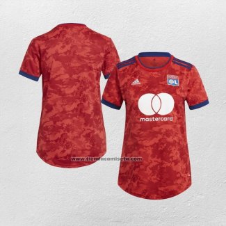 Segunda Camiseta Lyon Mujer 2021-22