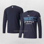 Tercera Camiseta Manchester City Manga Larga 2021-22