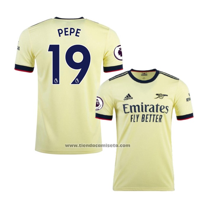 Segunda Camiseta Arsenal Jugador Pepe 2021-22