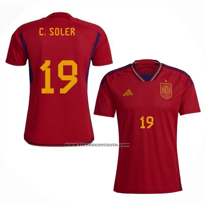 Segunda Camiseta Espana Jugador Jordi Alba 2022