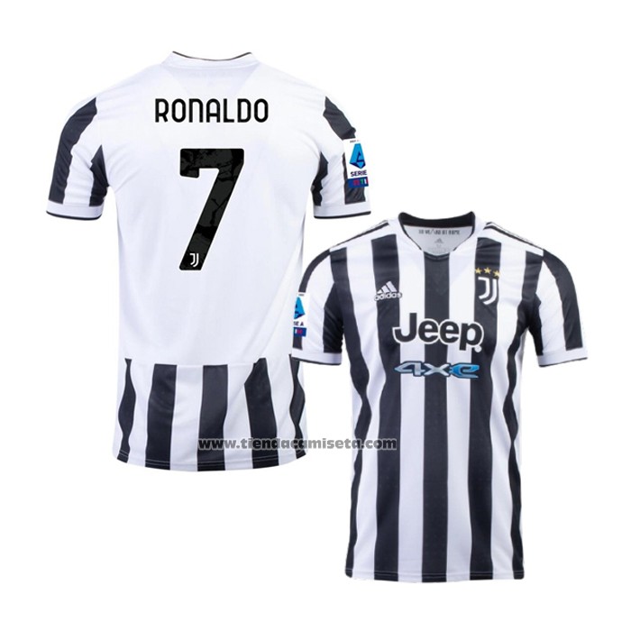 Primera Camiseta Juventus Jugador Ronaldo 2021-22
